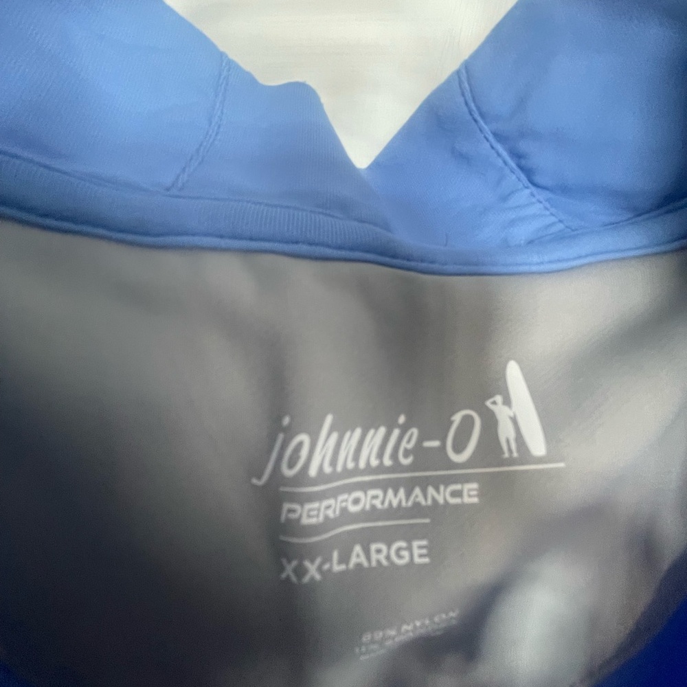 johnnie-O Blue and Gray Vest